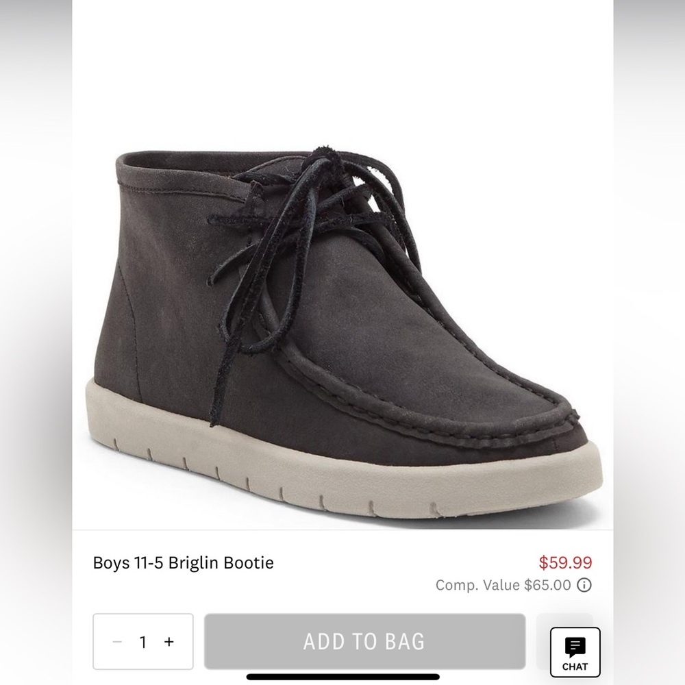 NWT Lucky brand Briglin chukka boots Mocs boys